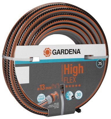 GARDENA Vrtno crijevo Comfort HighFlex Power Grip, 1/2", 5 m, 30 bar, 18063